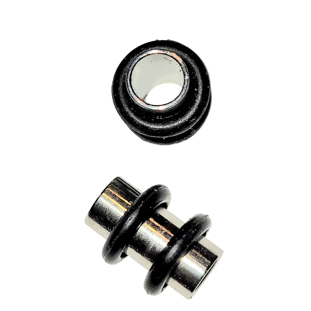 2G (6mm) Surgical Steel Ear Stretching Kit Tapers Plugs Gauges